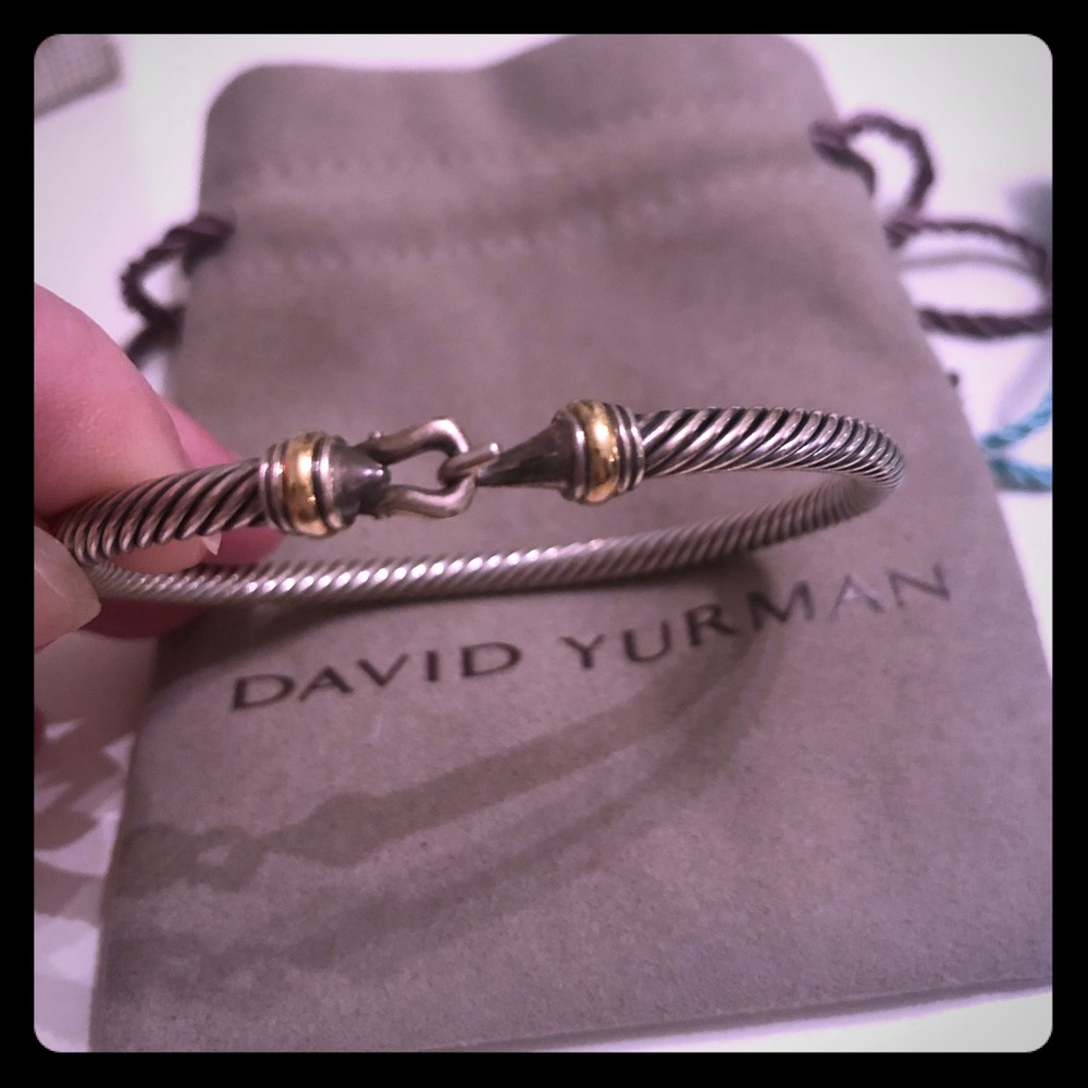 Authentic David Yurman cable buckle bracelet